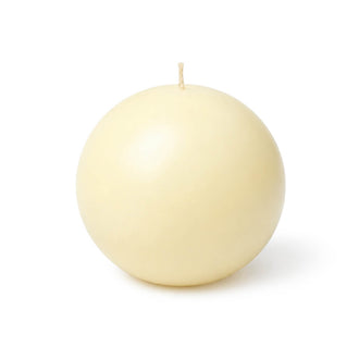 Richland Sphere Candle 3" Ivory