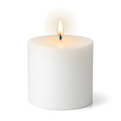Richland 4" x 4" White Pillar Candle - thumbnail number 2