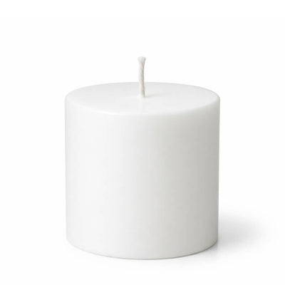 Richland 4" x 4" White Pillar Candle