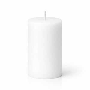 Richland 4" x 6" White Pillar Candle