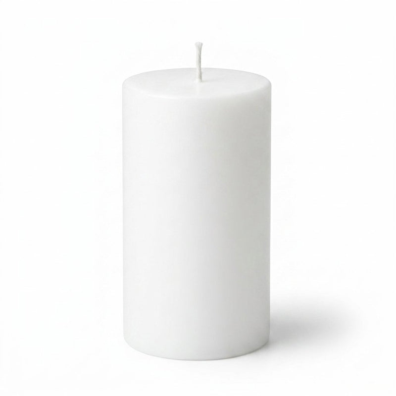 Richland 4" x 6" White Pillar Candles Set of 6 - thumbnail number 1