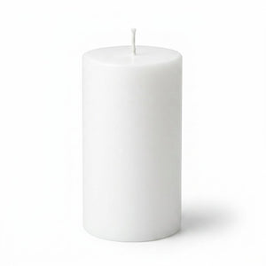 Richland 4" x 6" White Pillar Candle