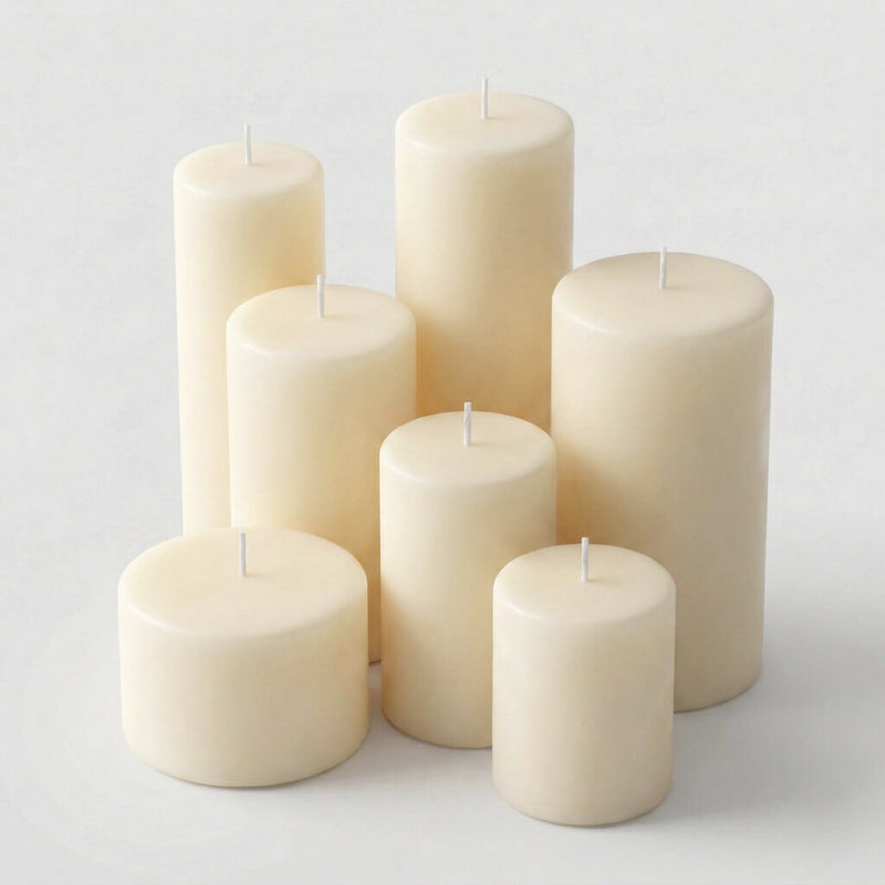 Richland Pillar Candle 2"x3" Ivory - thumbnail number 4