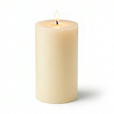 Richland 4" x 6" Ivory Pillar Candle - thumbnail number 2