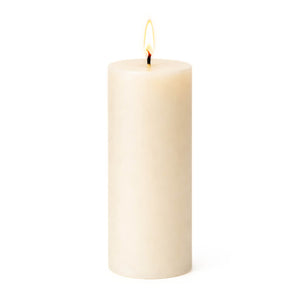 Richland 4" x 12" Ivory Pillar Candle Set of 6