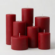 Richland Pillar Candle 3"x3" Red - thumbnail number 3