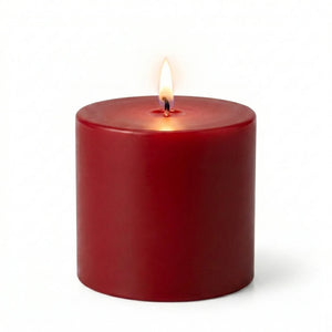 Richland 4" x 4" Red Pillar Candle