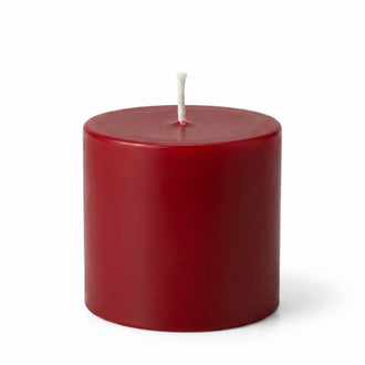 Richland 4" x 4" Red Pillar Candle