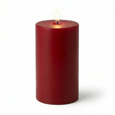 Richland 4" x 6" Red Pillar Candle - thumbnail number 2