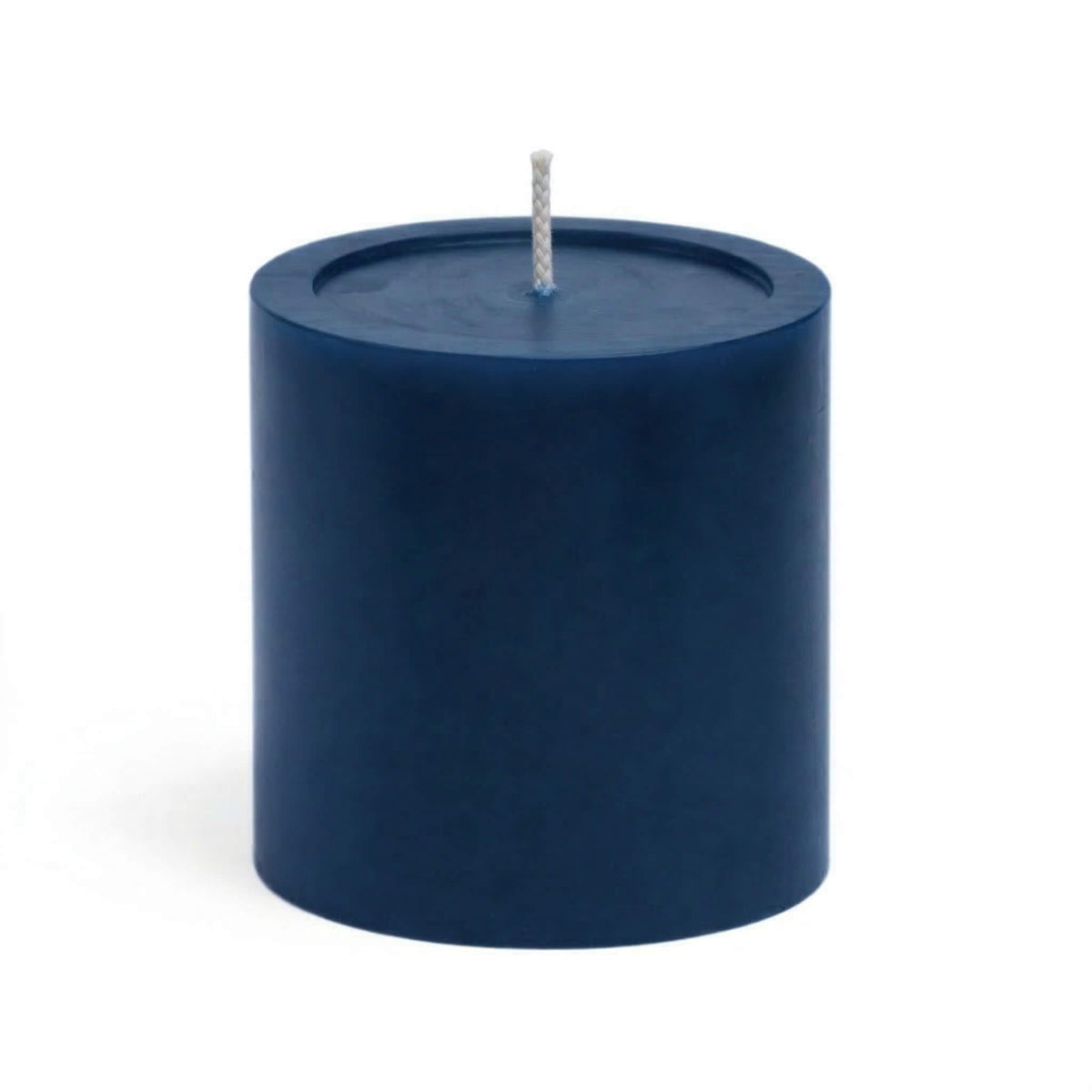 Richland 4" x 4" Navy Blue Pillar Candles Set of 6