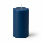 Richland 4" x 6" Navy Blue Pillar Candle - thumbnail number 1