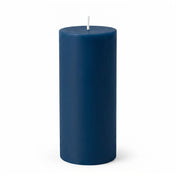Richland 4" x 9" Navy Blue Pillar Candles Set of 6 - thumbnail number 1