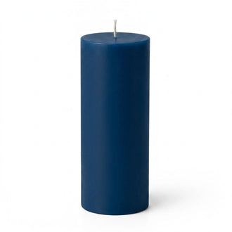 Richland 4" x 12" Navy Blue Pillar Candle