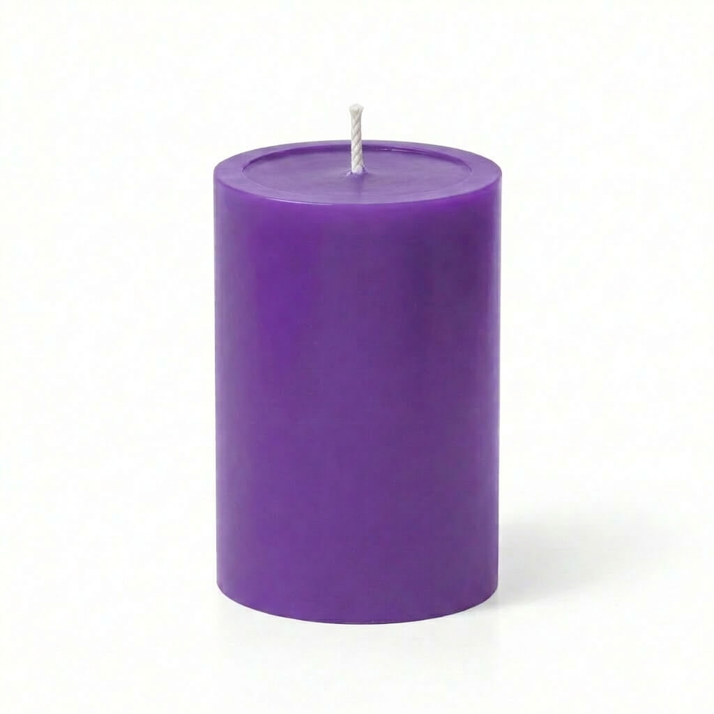 Richland 4" x 6" Purple Pillar Candle