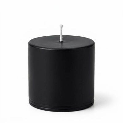 Richland 4" x 4" Black Pillar Candle