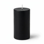Richland 4" x 6" Black Pillar Candle - thumbnail number 1