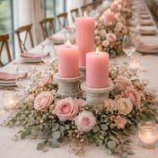 Richland 4" x 6" Pink Pillar Candle - thumbnail number 8