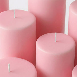 Richland Pillar Candle 3"x6" Pink