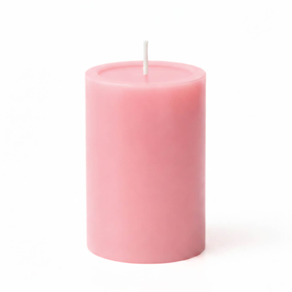 Richland 4" x 6" Pink Pillar Candle