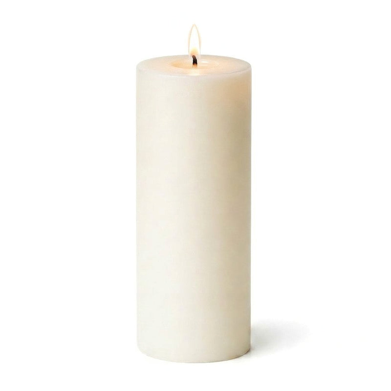 Richland 4" x 12" Light Ivory Pillar Candle Set of 6 - thumbnail number 2
