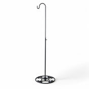 Adjustable Black Iron Shepherds Hook 34"-55" Set of 6 - thumbnail number 1
