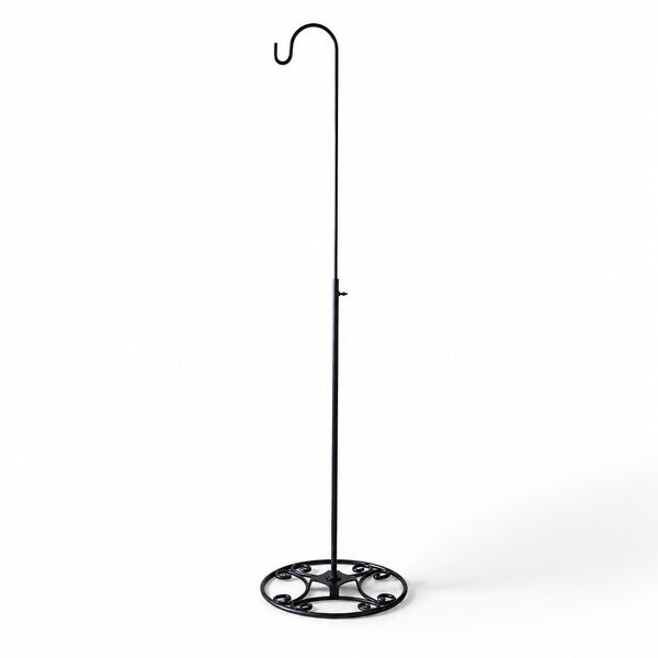 Adjustable Black Iron Shepherds Hook 34