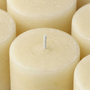 Richland Rustic Pillar Candle 3"x 9" Ivory Set of 6 - thumbnail number 5