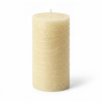 Richland Rustic Pillar Candle 3"x 6" Ivory