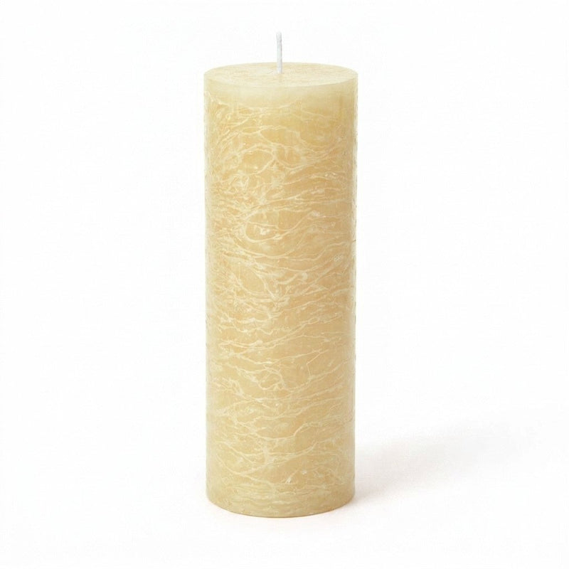 Richland Rustic Pillar Candle 3"x 9" Ivory Set of 6 - thumbnail number 1