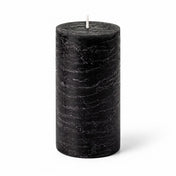 Richland Rustic Pillar Candle 3"x 6" Black Set of 24 - thumbnail number 1