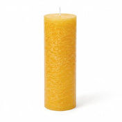 Richland Rustic Pillar Candle 3"x 9" Yellow - thumbnail number 1