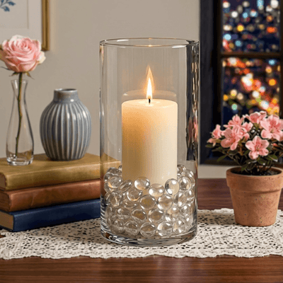 Eastland Flat Gem Vase Filler Clear 1 Bag - thumbnail number 6