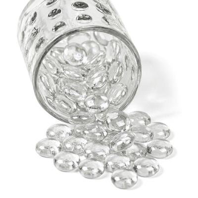 Eastland Flat Gem Vase Filler Clear 18 Bags