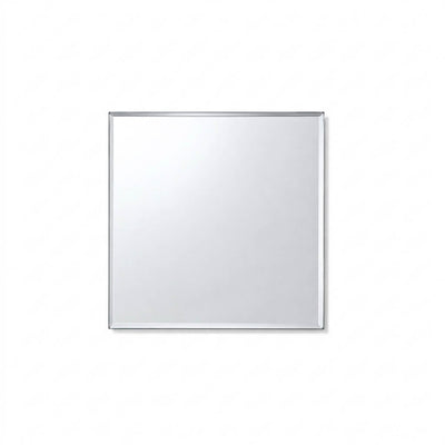 5 inch square beveled table mirror on a white backdrop - thumbnail number 1