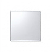 8 inch square beveled table mirror on a white backdrop - thumbnail number 1