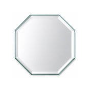 8-inch octagonal table mirror with beveled edges on a white background - thumbnail number 1