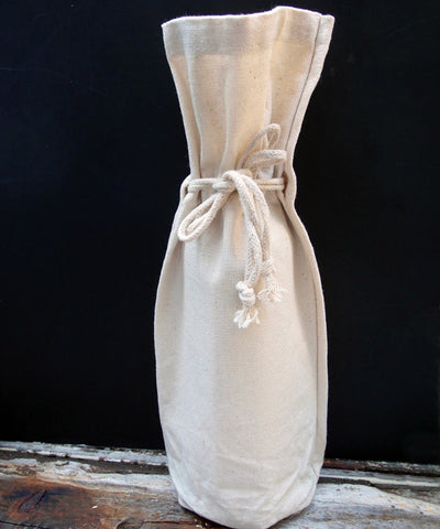 Canvas Wine Bottle Gift Bags (Set of 5) - thumbnail number 3