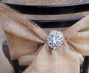 Burlap Table Runner 12.5" x 76" - thumbnail number 2
