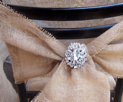 Burlap Table Runner 12.5" x 76" - thumbnail number 2