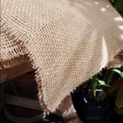 Rustic Burlap Bouquet/Pot Wrap Squares 20x20 Pack of 12 - thumbnail number 2
