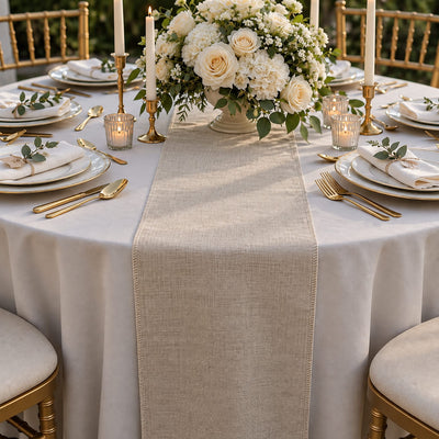 Linen Chair Sash / Table Runner 8in x 108in - thumbnail number 2