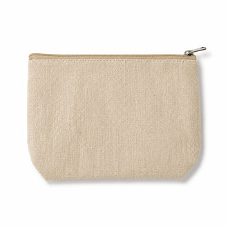 Zippered 7" x 5" Burlap Bag Set of 6
