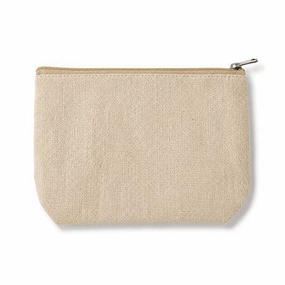 Zippered 7" x 5" Burlap Bag Set of 6