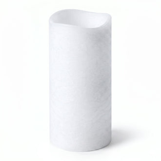 Richland 4" x 8" Large LED Pillar Candle with Wavy Top