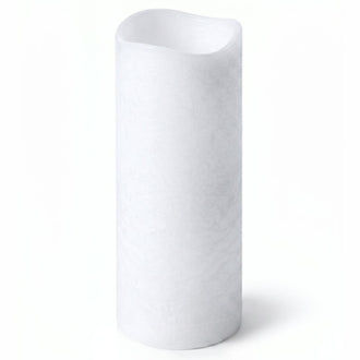 Richland 4" x 10" Large LED Pillar Candle with Wavy Top