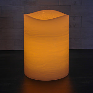 Richland LED Big Pillar Candle Ivory 6” x 8”