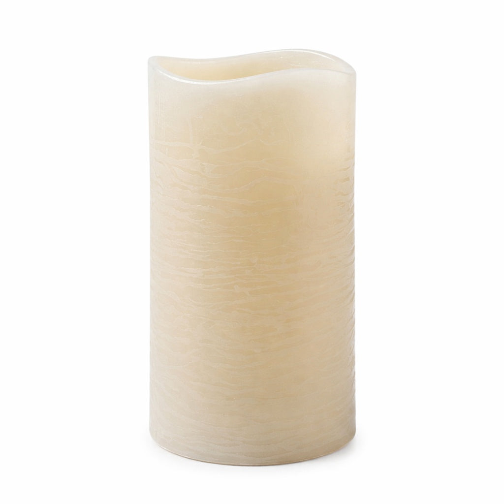 Richland LED Big Pillar Candle Ivory 6” x 12”