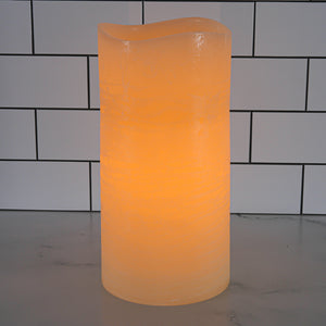 Richland LED Big Pillar Candle Ivory 6in x 12in