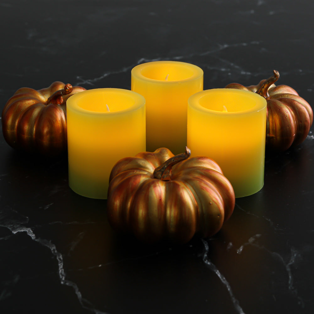 Richland LED Votive Candles Green Set of 12