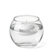 A 4.5" Bubble vase with water and a floating candle - thumbnail number 4
